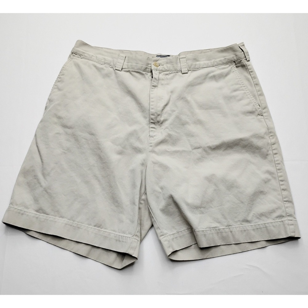 Polo Ralph Lauren Philip Shorts Men's 38 Khaki Flat Front Vintage Preppy‎ y2k